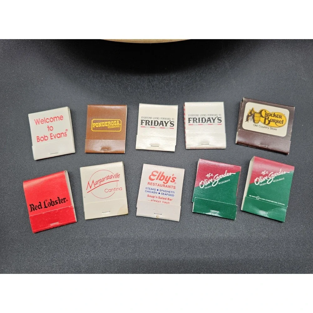Vintage Lot Of Matchbooks National Restaurant Chains‎